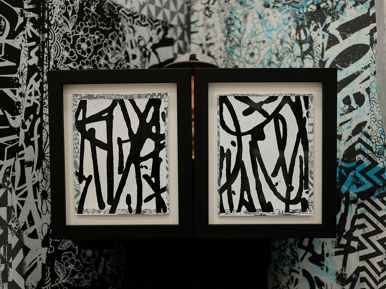 BOX SET: BACK SERIES - DIPTYCH Print 1: #110921 Print 2: #120921